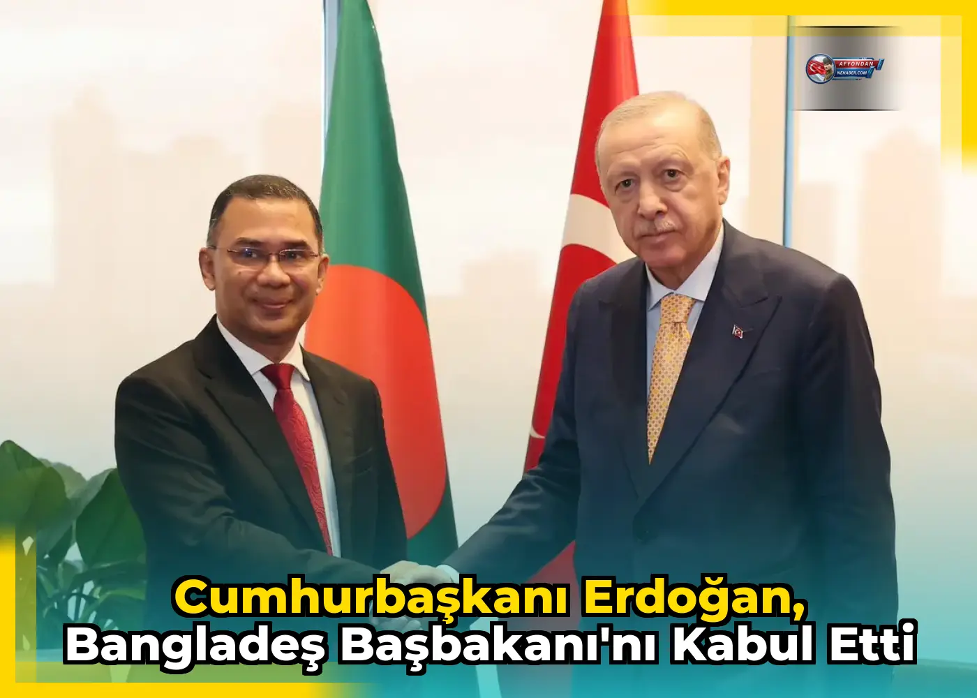 Cumhurbaşkanı Erdoğan, Bangladeş Başbakanı'nı kabul etti