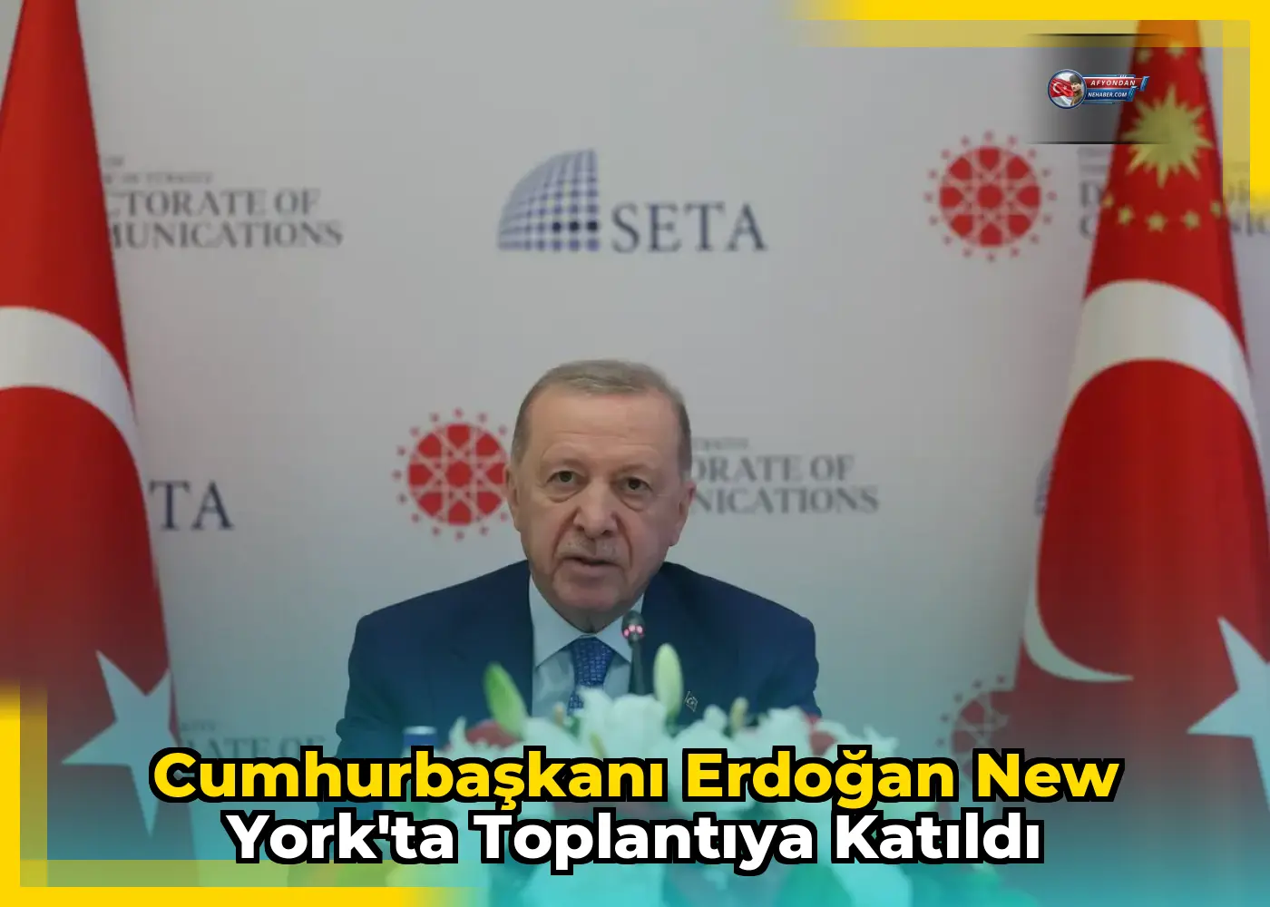 Cumhurbaşkanı Erdoğan New York'ta toplantıya katıldı