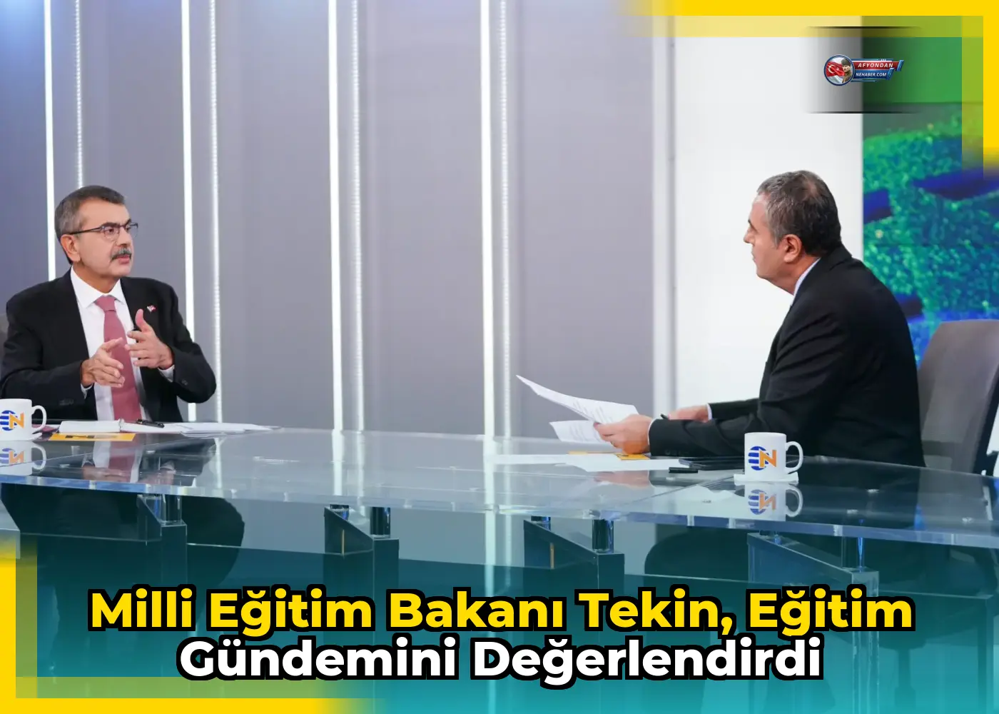 Milli Eğitim Bakanı Tekin, eğitim gündemini değerlendirdi
