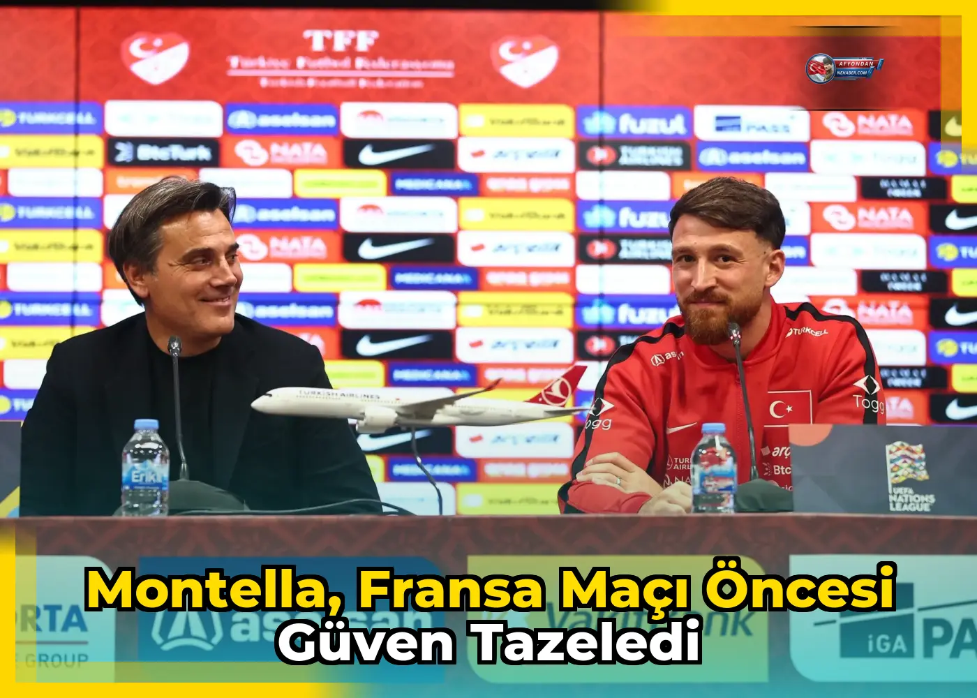 Montella, Fransa maçı öncesi güven tazeledi