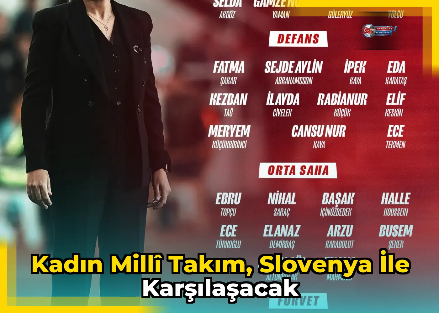 Kadın Millî Takım, Slovenya ile karşılaşacak