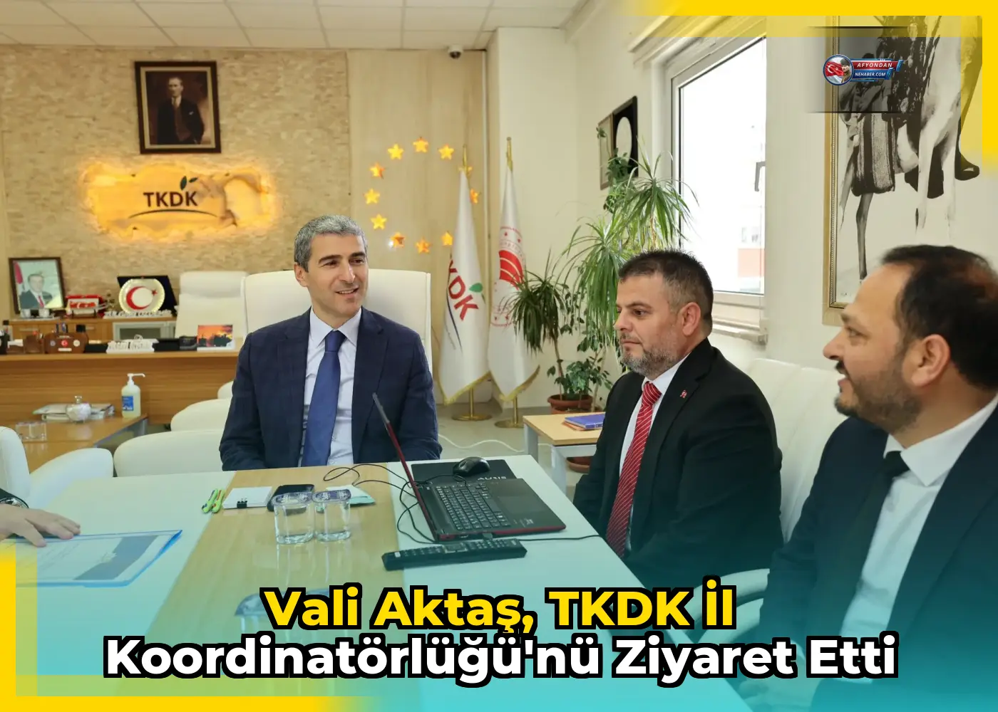 Vali Aktaş, TKDK İl Koordinatörlüğü'nü ziyaret etti