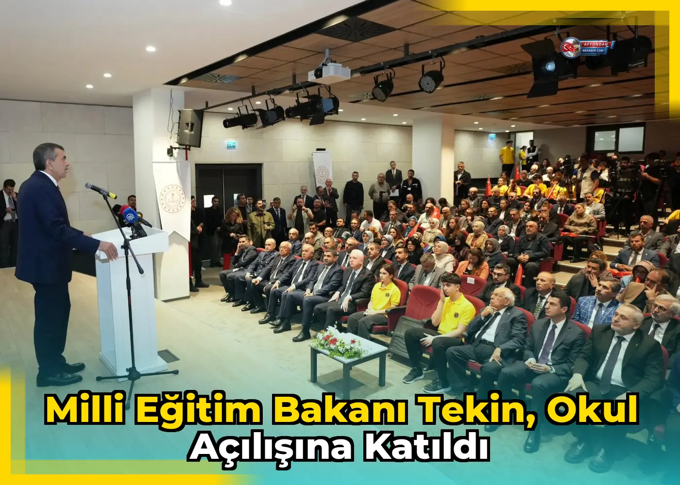 Milli Eğitim Bakanı Tekin, okul açılışına katıldı