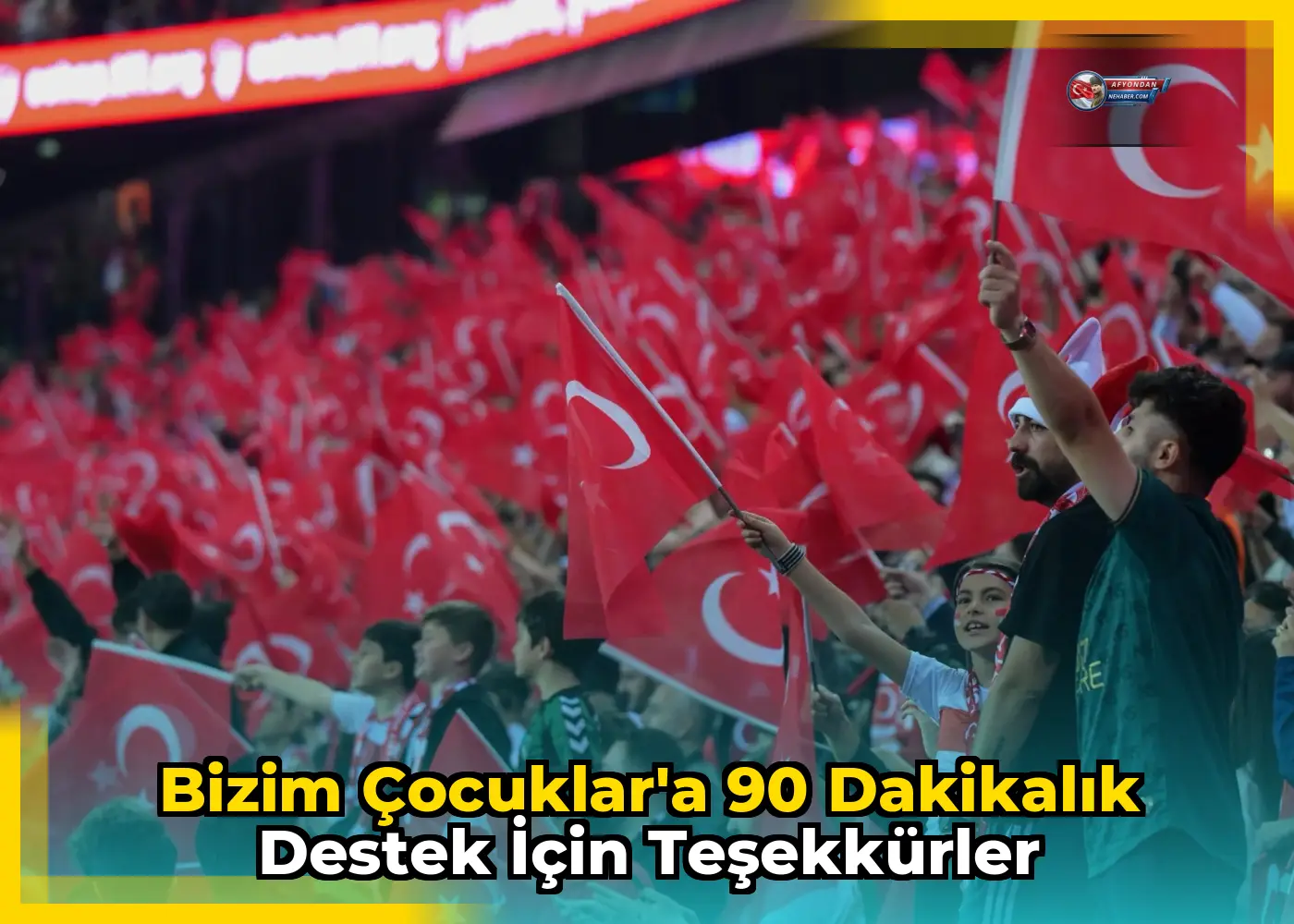 Bizim Çocuklar'a 90 dakikalık destek için teşekkürler