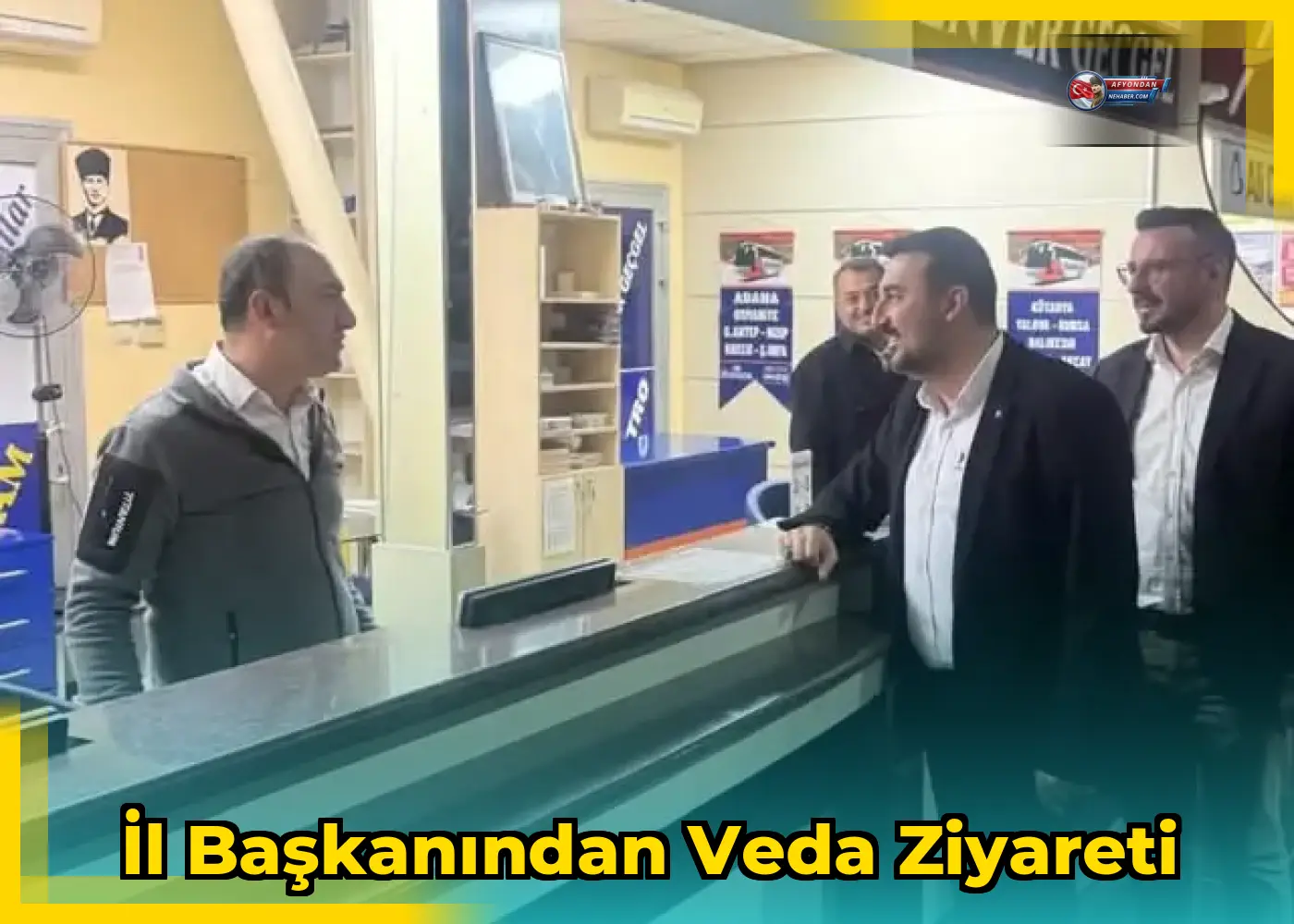 İl Başkanından Veda Ziyareti