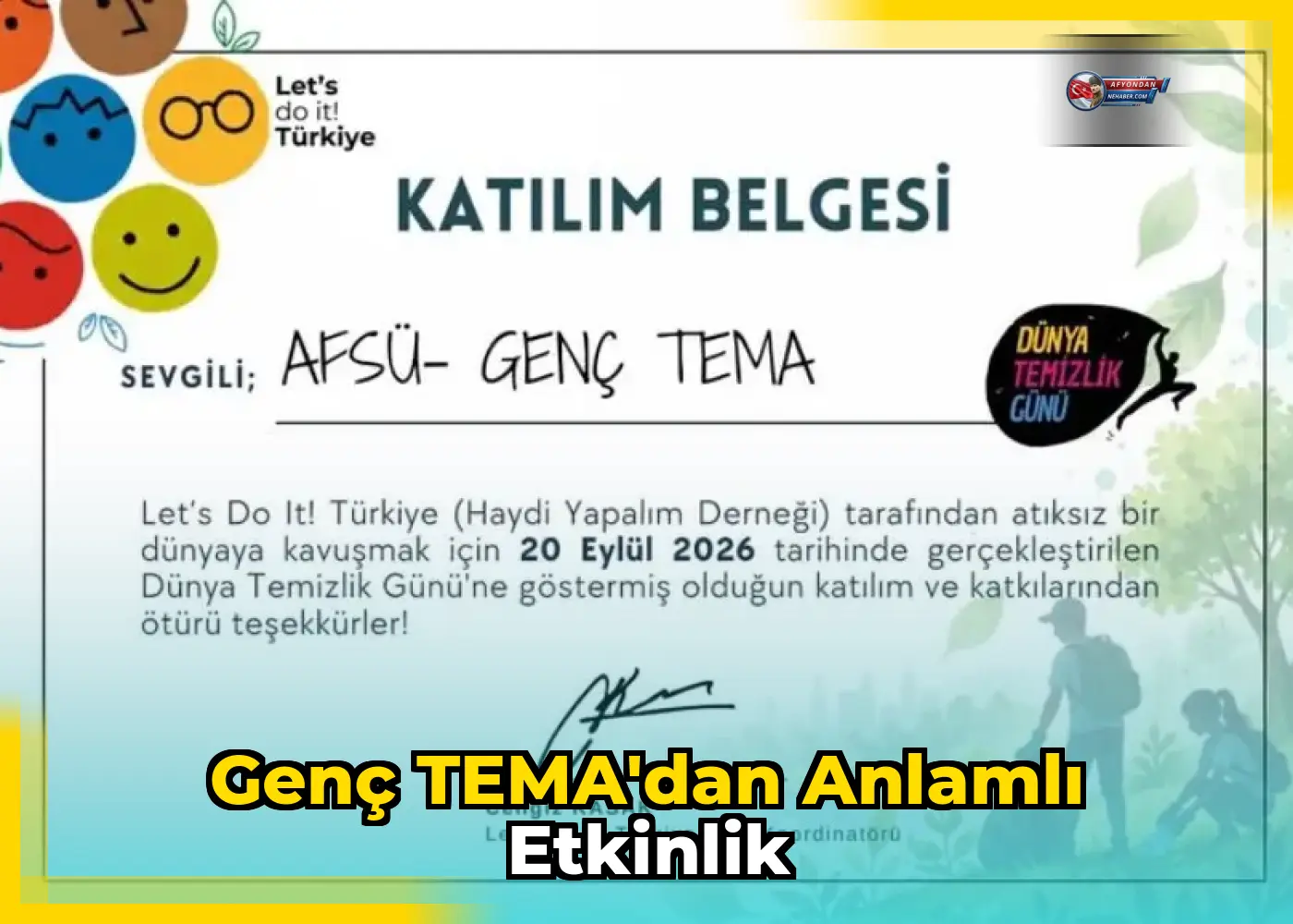Genç TEMA'dan Anlamlı Etkinlik