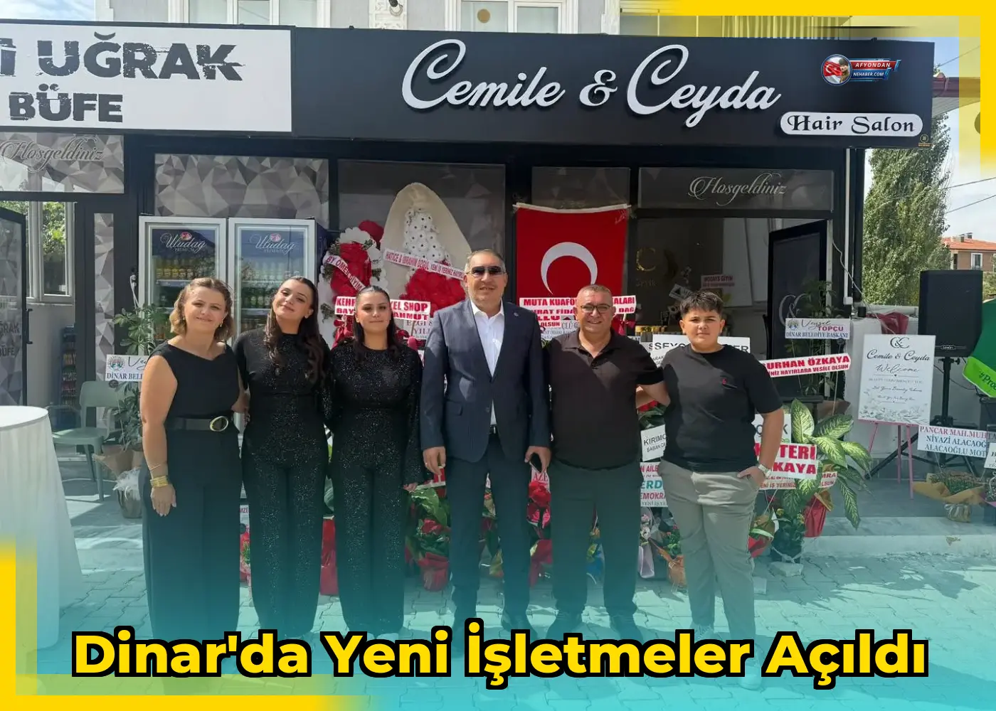 Dinar'da Yeni İşletmeler Açıldı