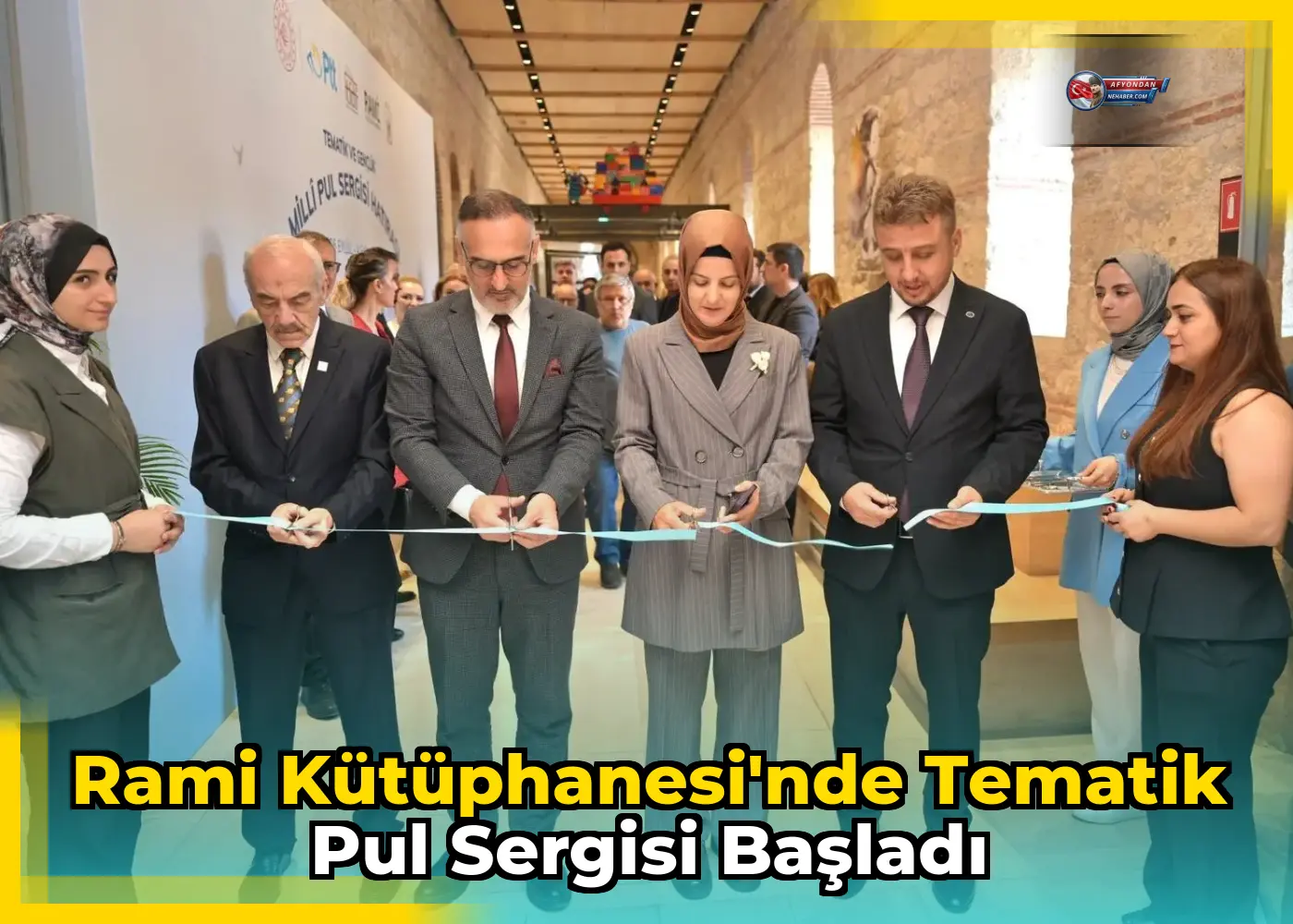 Rami Kütüphanesi'nde Tematik Pul Sergisi Başladı