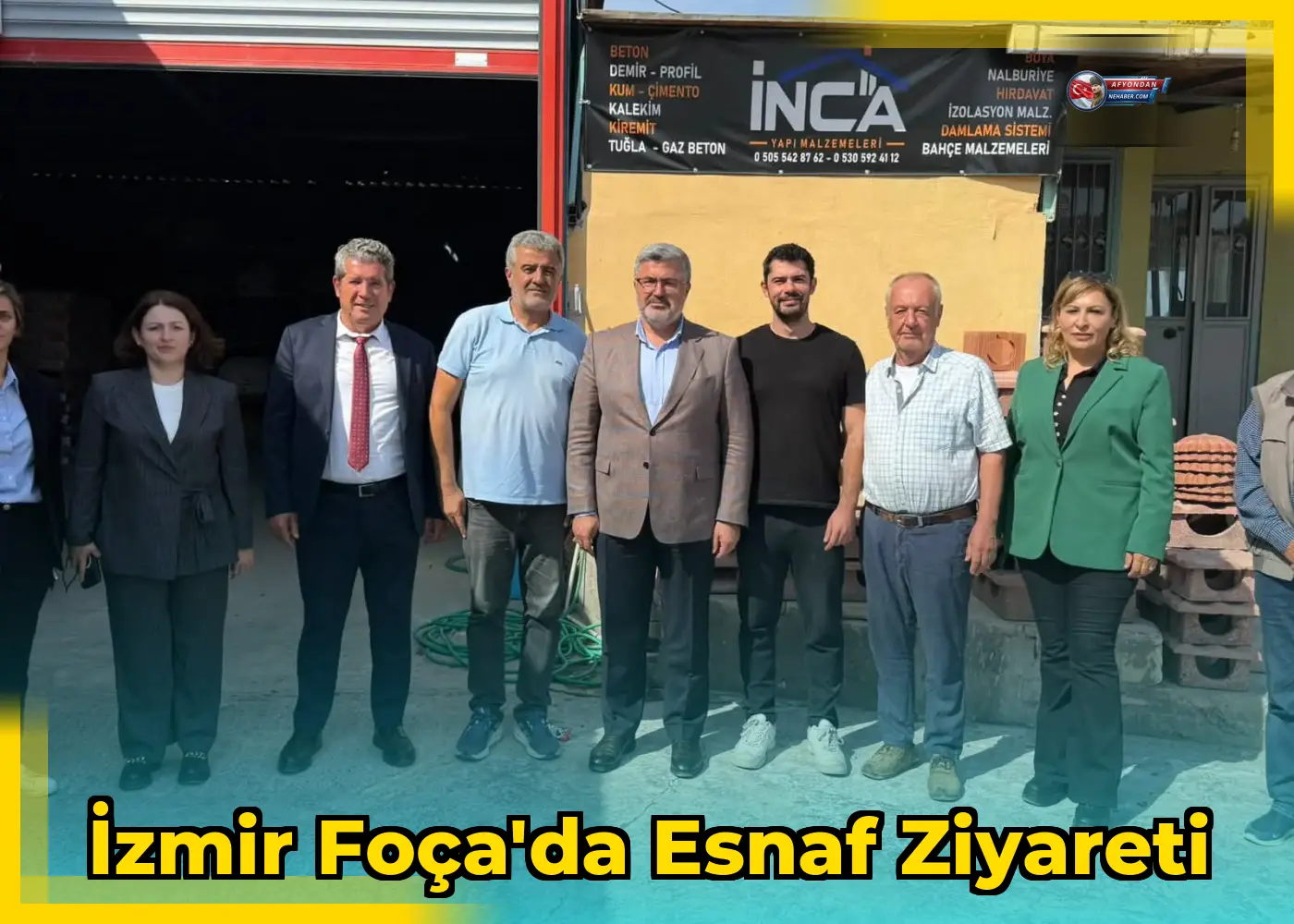 İzmir Foça'da Esnaf Ziyareti