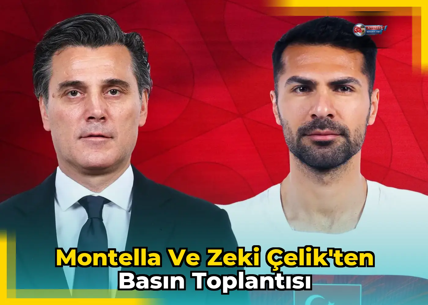 Montella ve Zeki Çelik'ten basın toplantısı