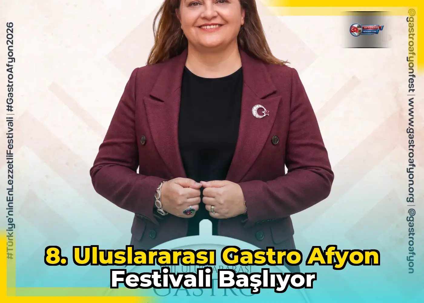 8. Uluslararası Gastro Afyon Festivali Başlıyor