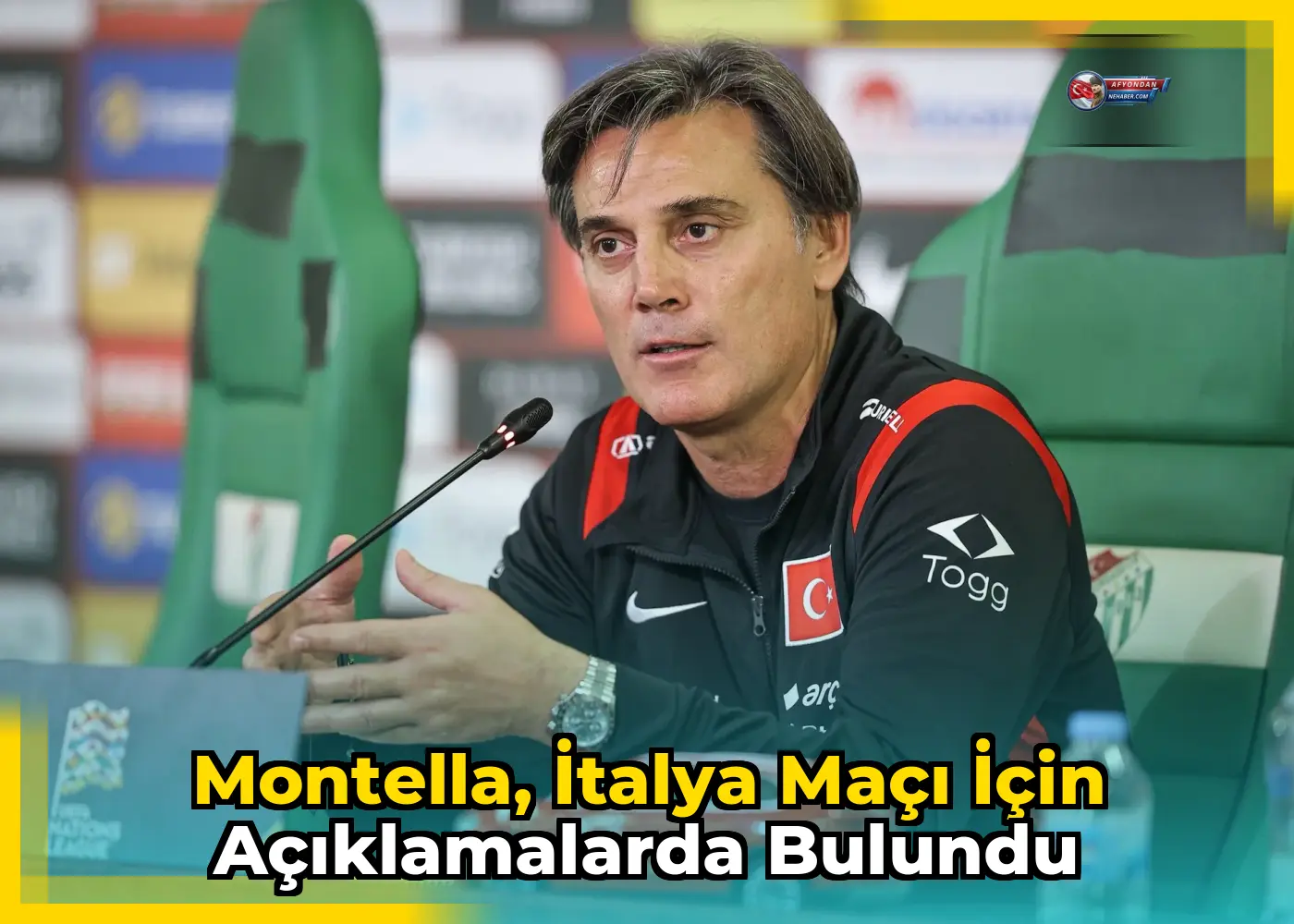 Montella, İtalya maçı için açıklamalarda bulundu