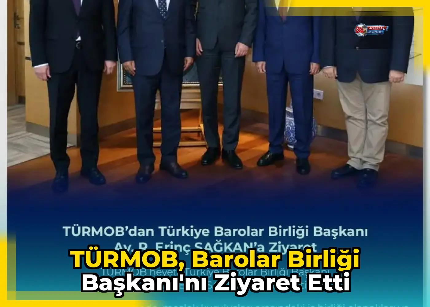 TÜRMOB, Barolar Birliği Başkanı'nı Ziyaret Etti
