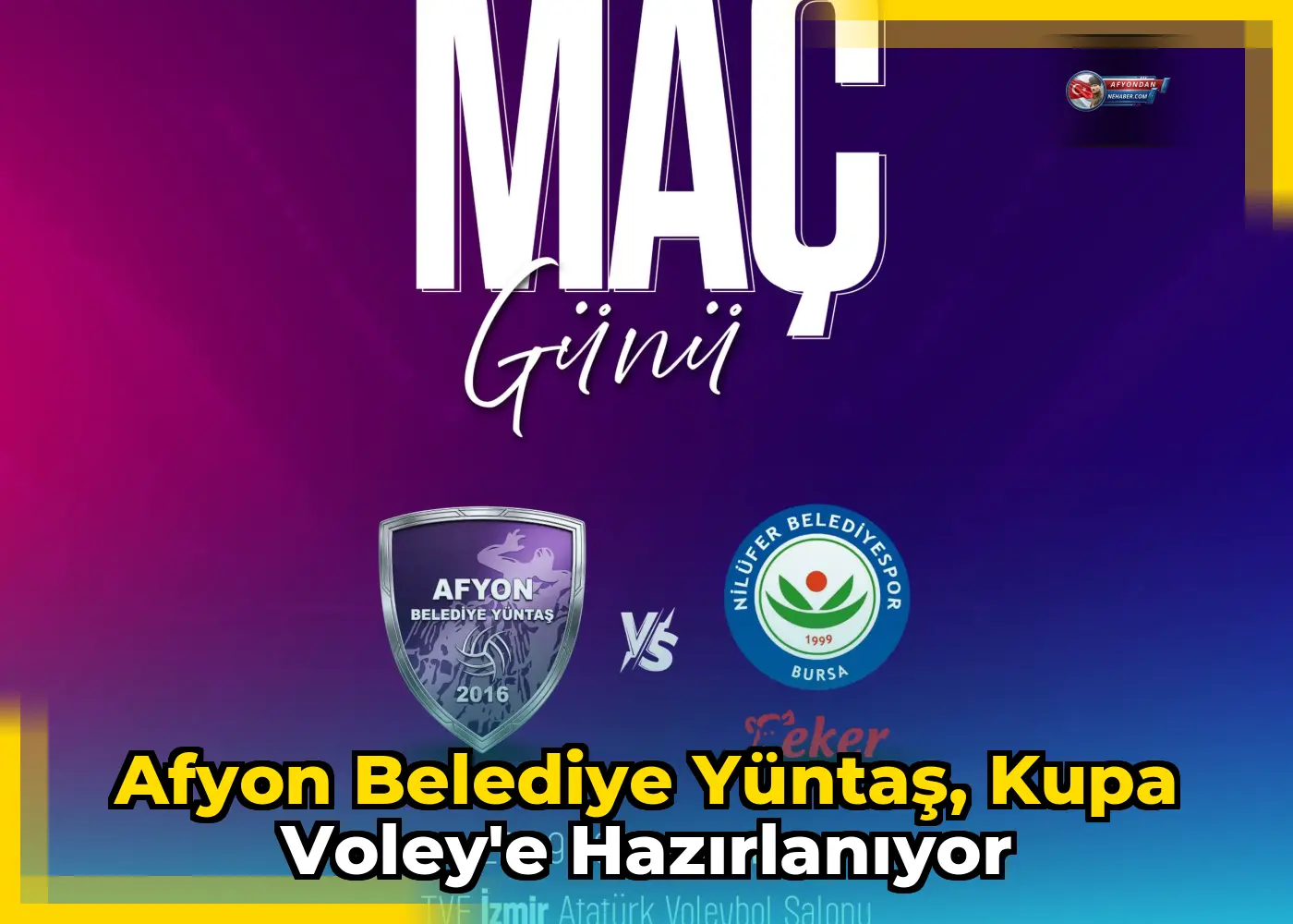 Afyon Belediye Yüntaş, Kupa Voley'e Hazırlanıyor