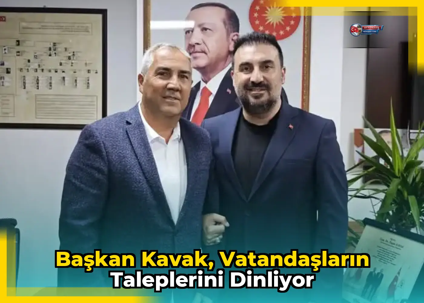 Başkan Kavak, vatandaşların taleplerini dinliyor