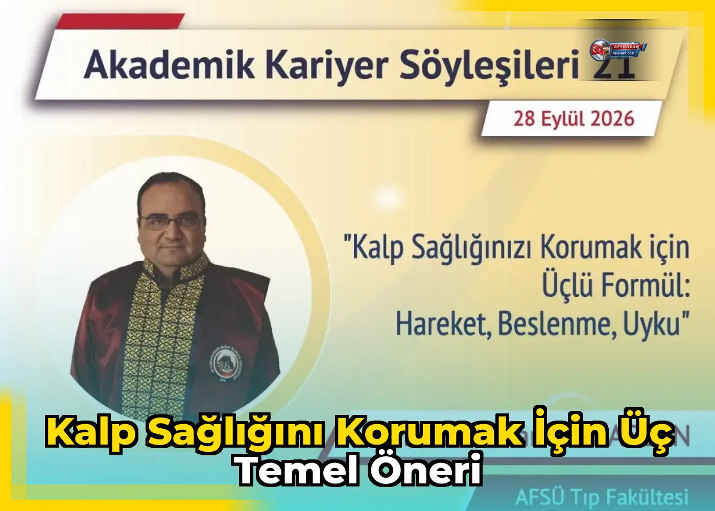 Kalp sağlığını korumak için üç temel öneri