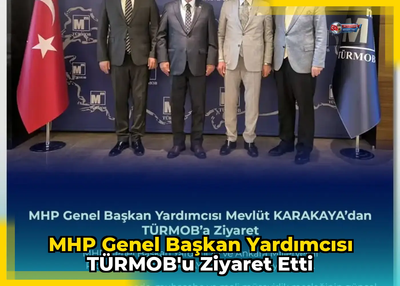MHP Genel Başkan Yardımcısı TÜRMOB'u Ziyaret Etti