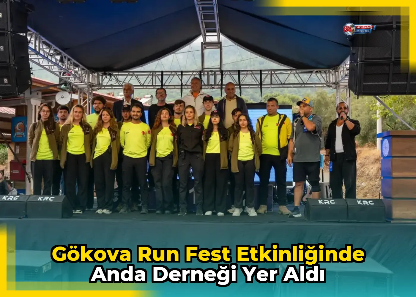 Gökova Run Fest etkinliğinde Anda Derneği yer aldı