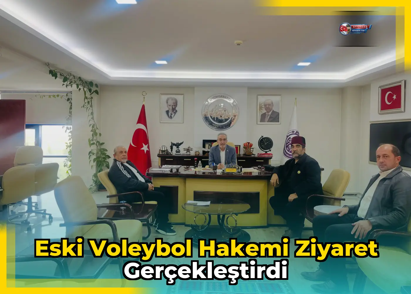 Eski Voleybol Hakemi Ziyaret Gerçekleştirdi