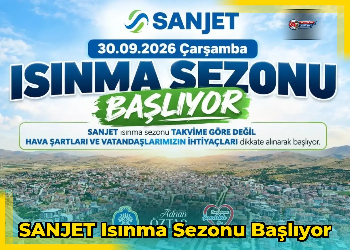 SANJET Isınma Sezonu Başlıyor