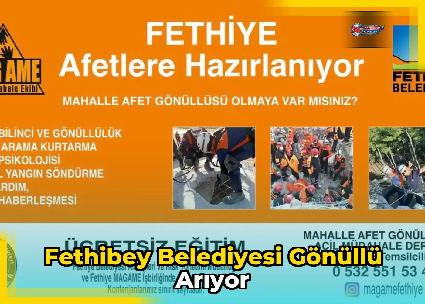 Fethibey Belediyesi gönüllü arıyor