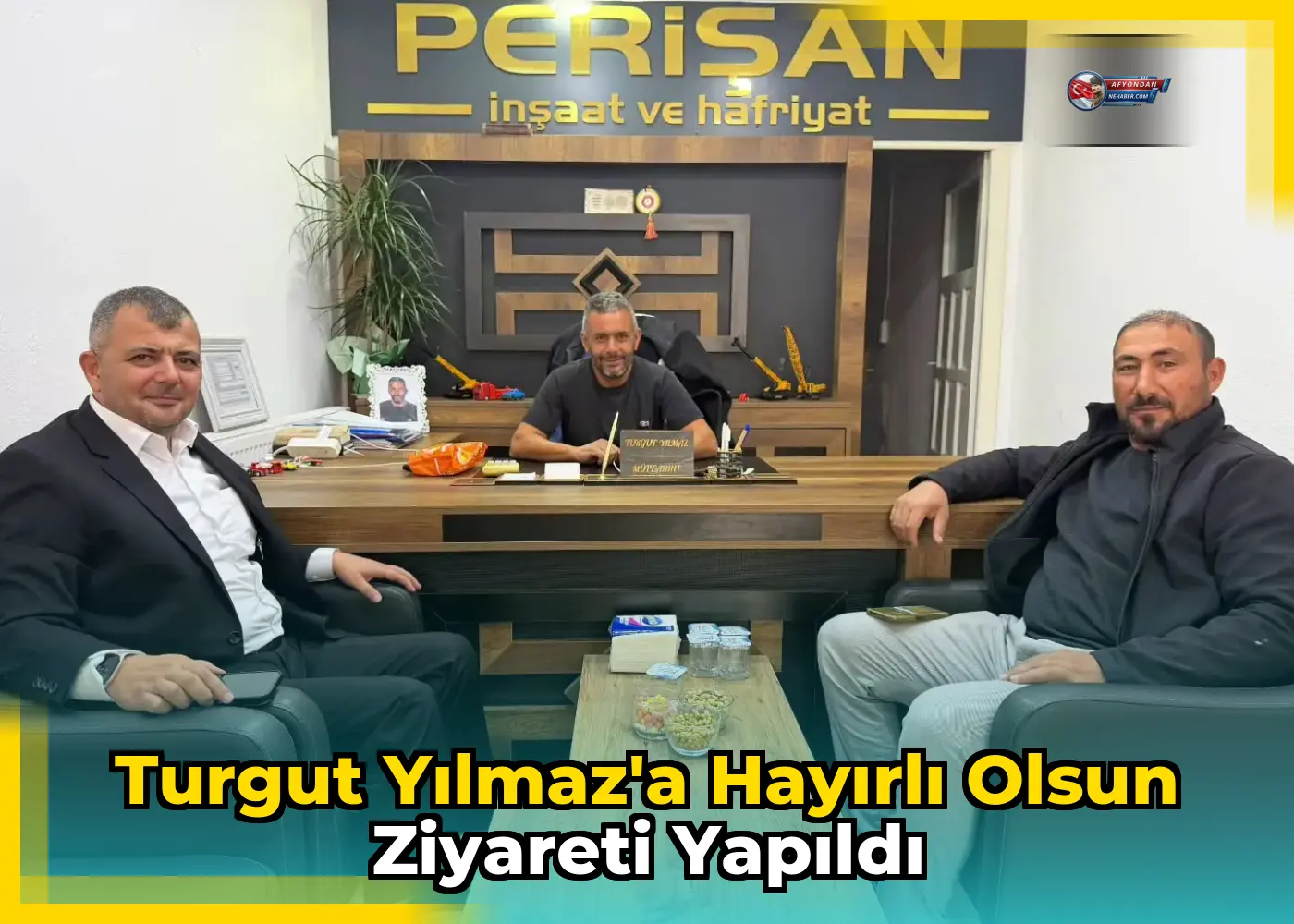 Turgut Yılmaz'a hayırlı olsun ziyareti yapıldı