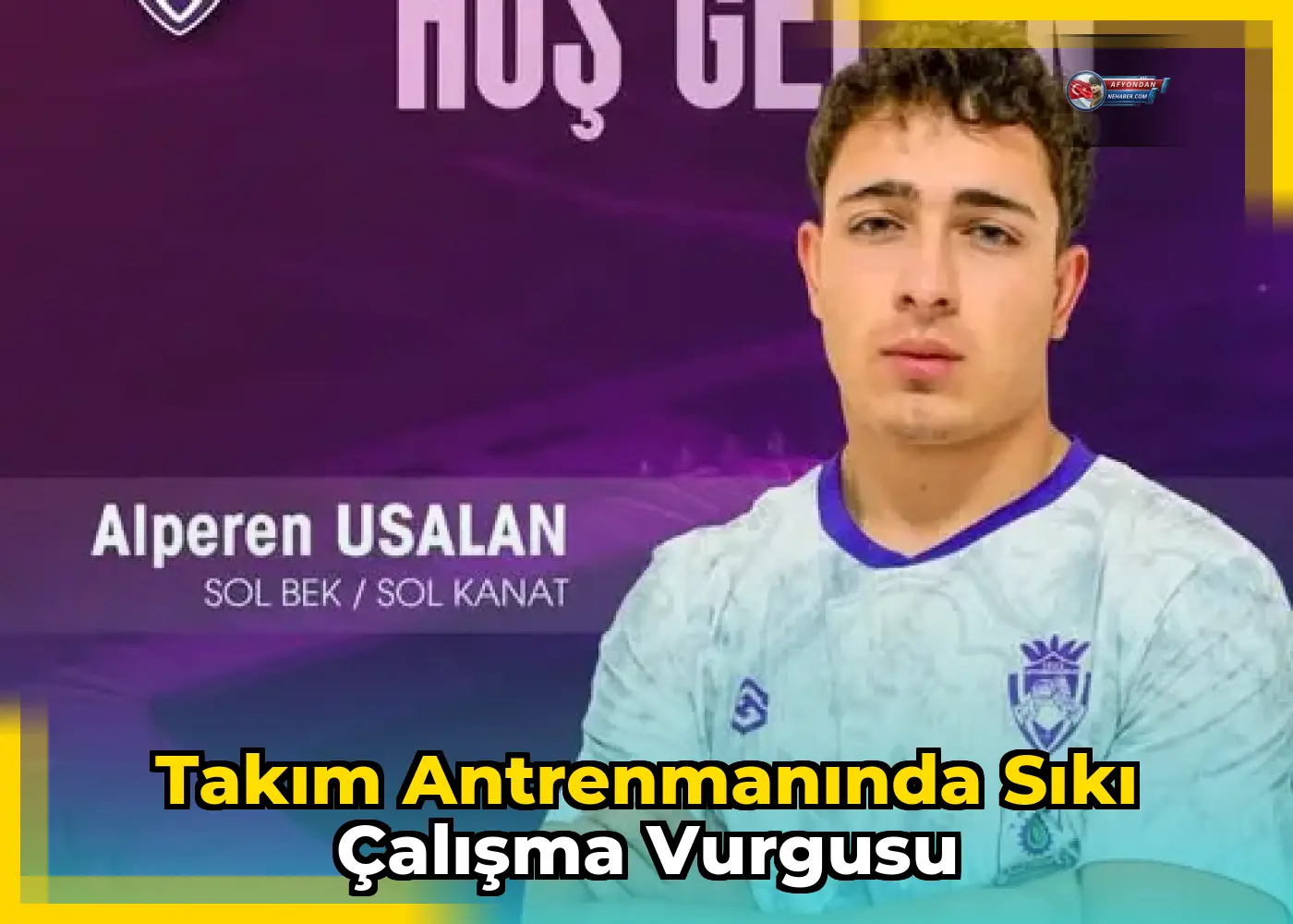 Takım antrenmanında sıkı çalışma vurgusu