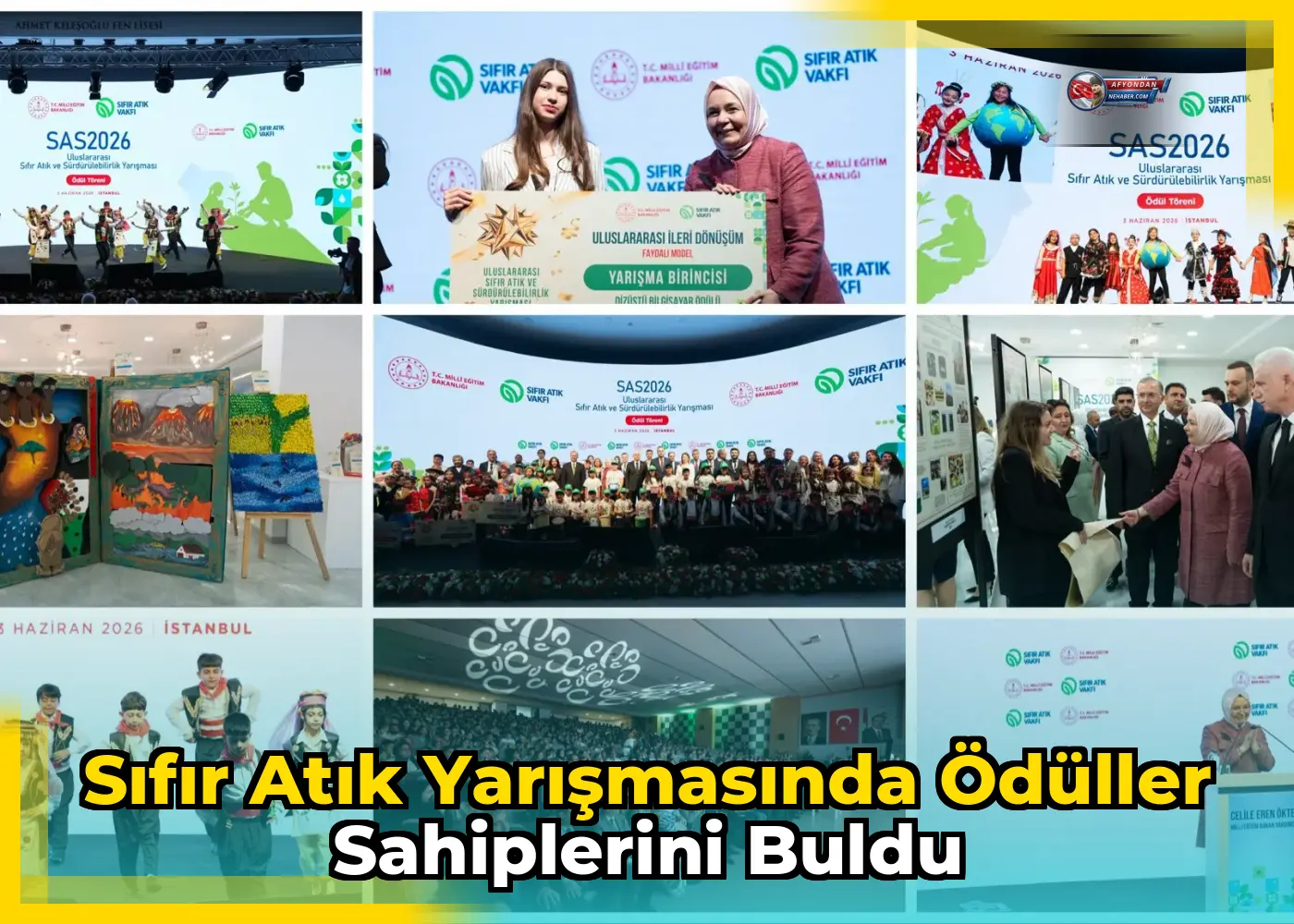 Sıfır Atık Yarışmasında Ödüller Sahiplerini Buldu
