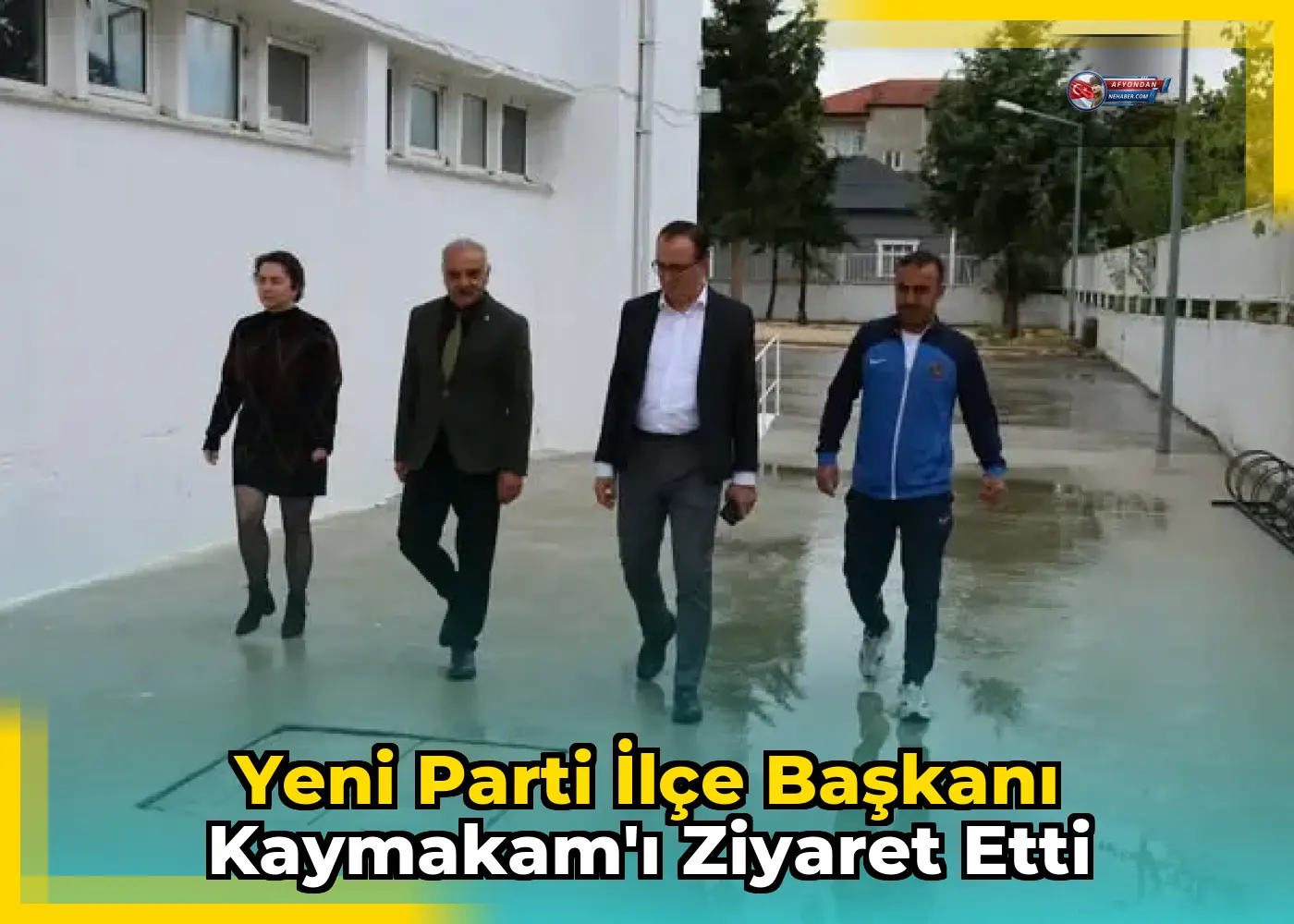 Yeni Parti İlçe Başkanı Kaymakam'ı Ziyaret Etti