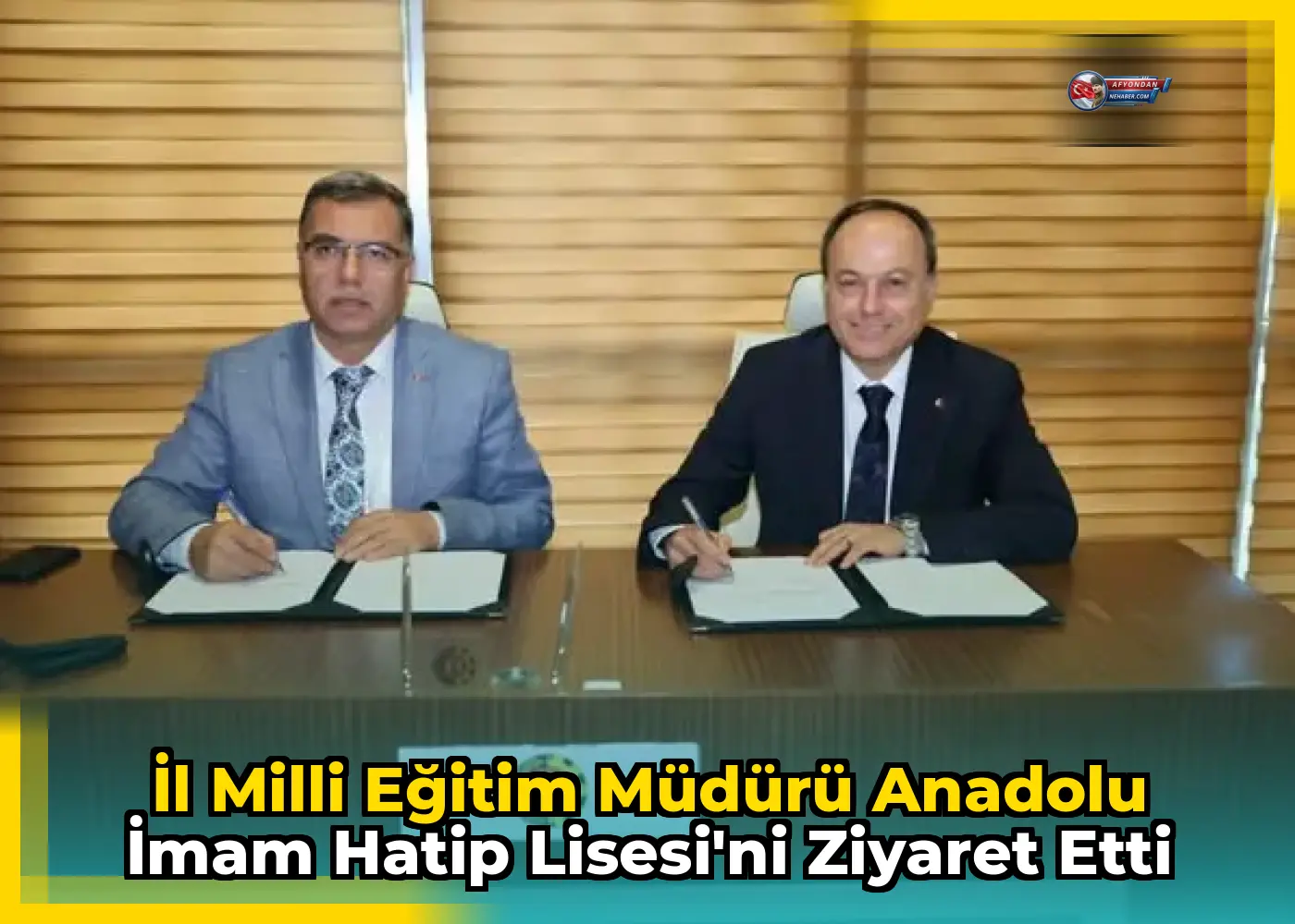İl Milli Eğitim Müdürü Anadolu İmam Hatip Lisesi'ni ziyaret etti