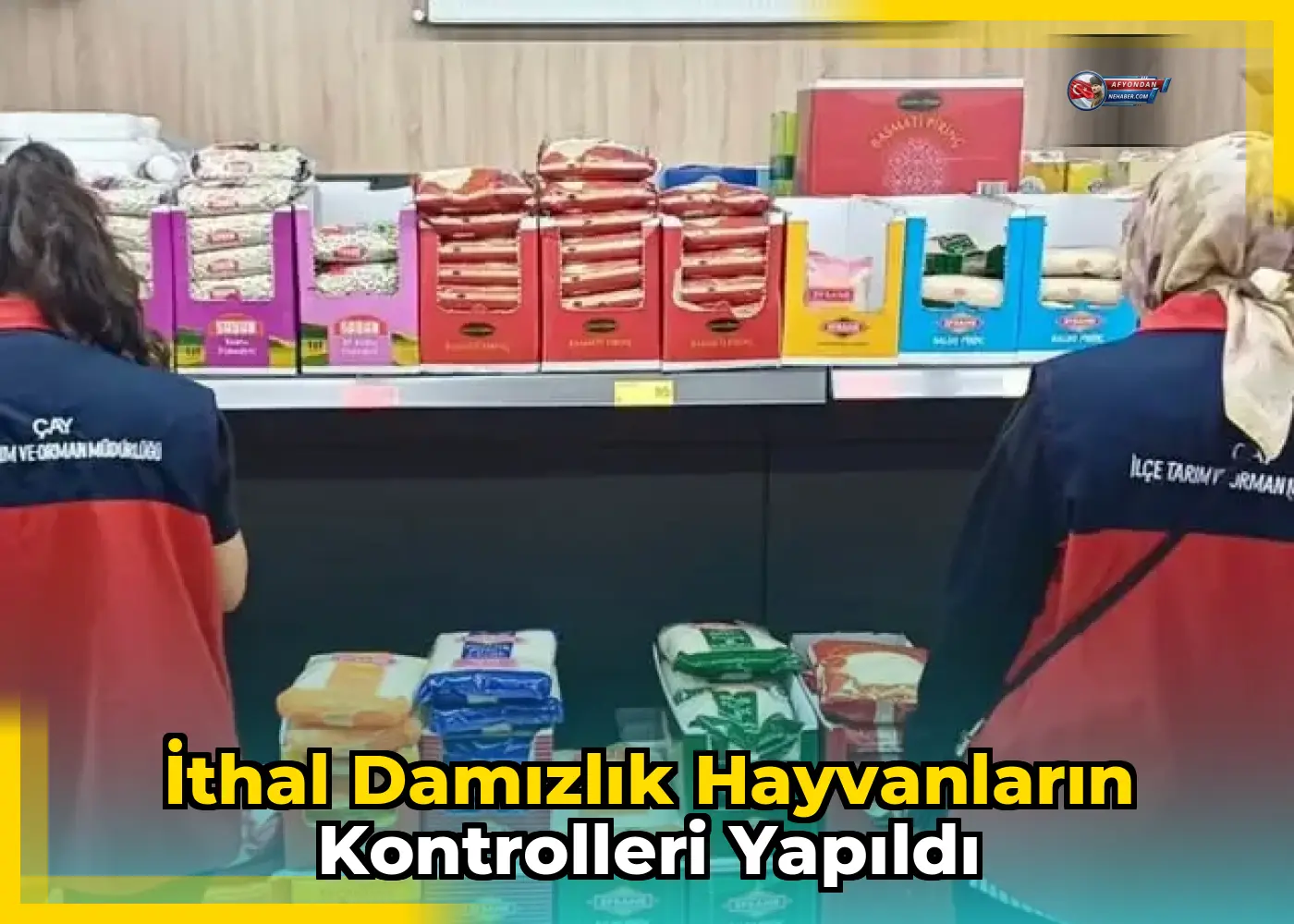 İthal damızlık hayvanların kontrolleri yapıldı