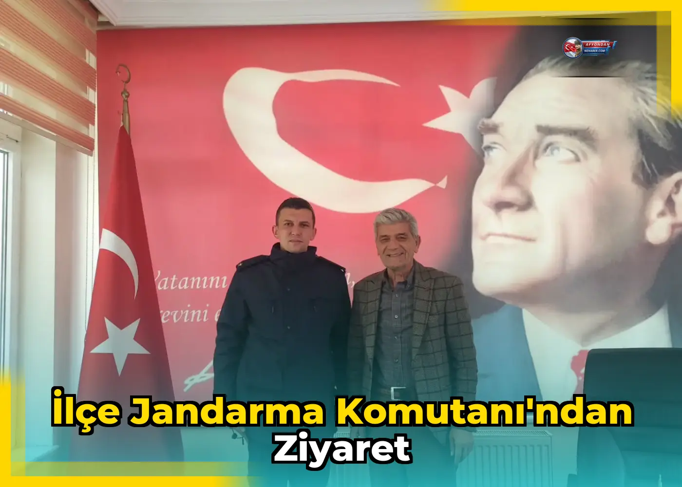 İlçe Jandarma Komutanı'ndan Ziyaret