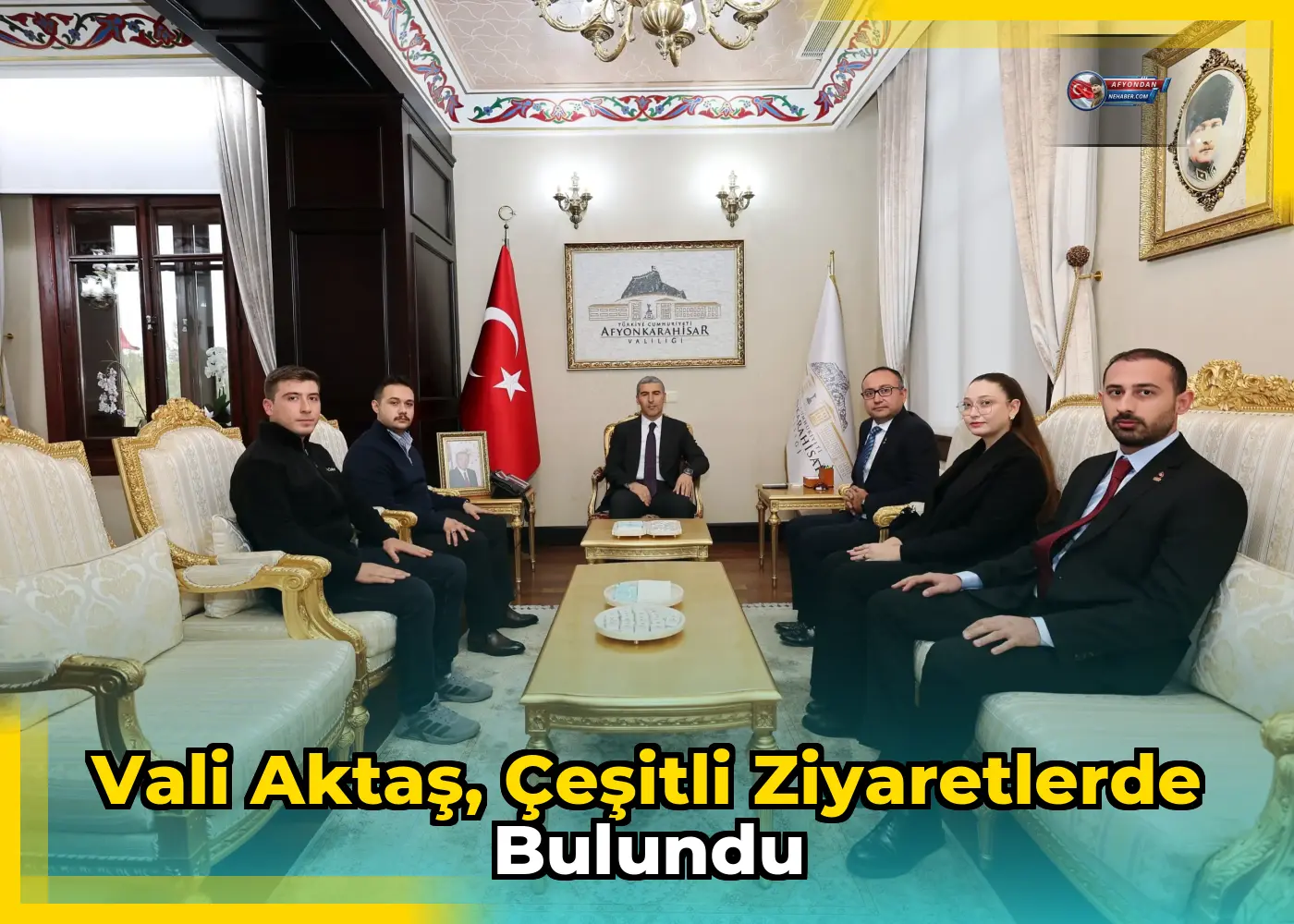 Vali Aktaş, çeşitli ziyaretlerde bulundu