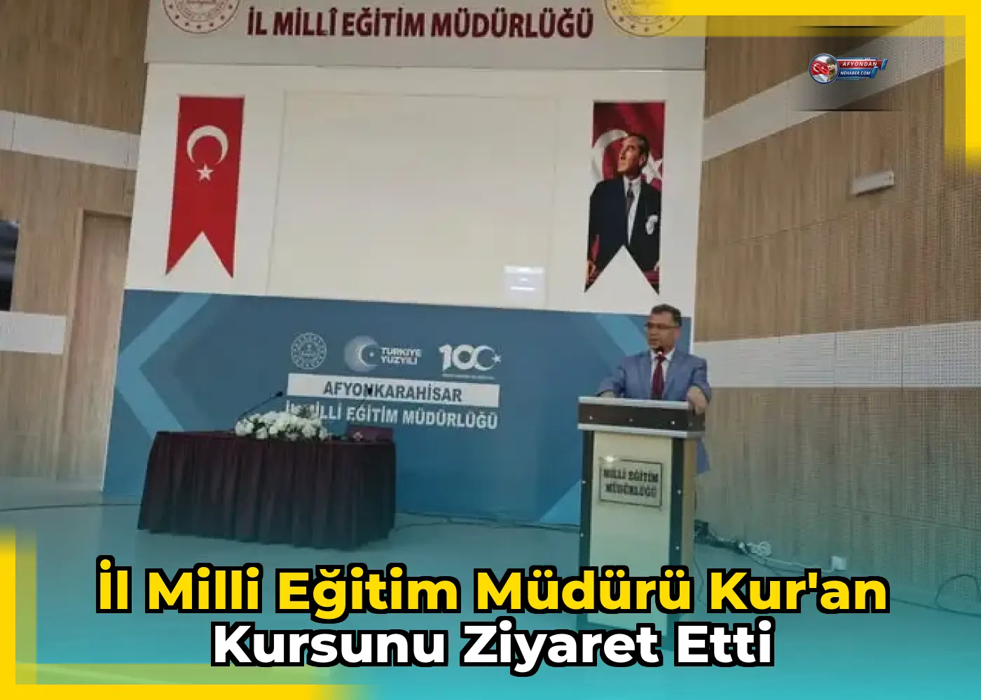 İl Milli Eğitim Müdürü Kur'an Kursunu Ziyaret Etti