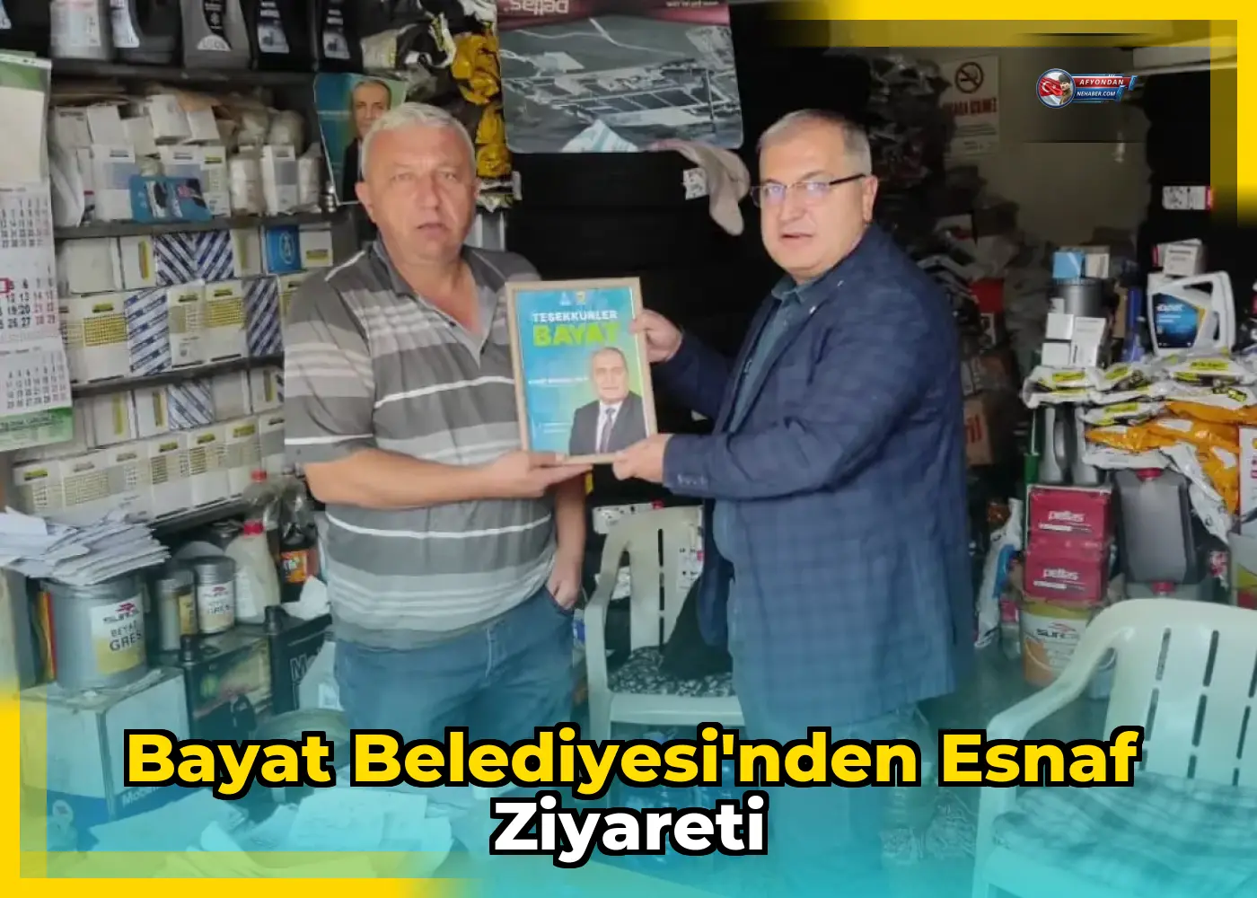 Bayat Belediyesi'nden Esnaf Ziyareti