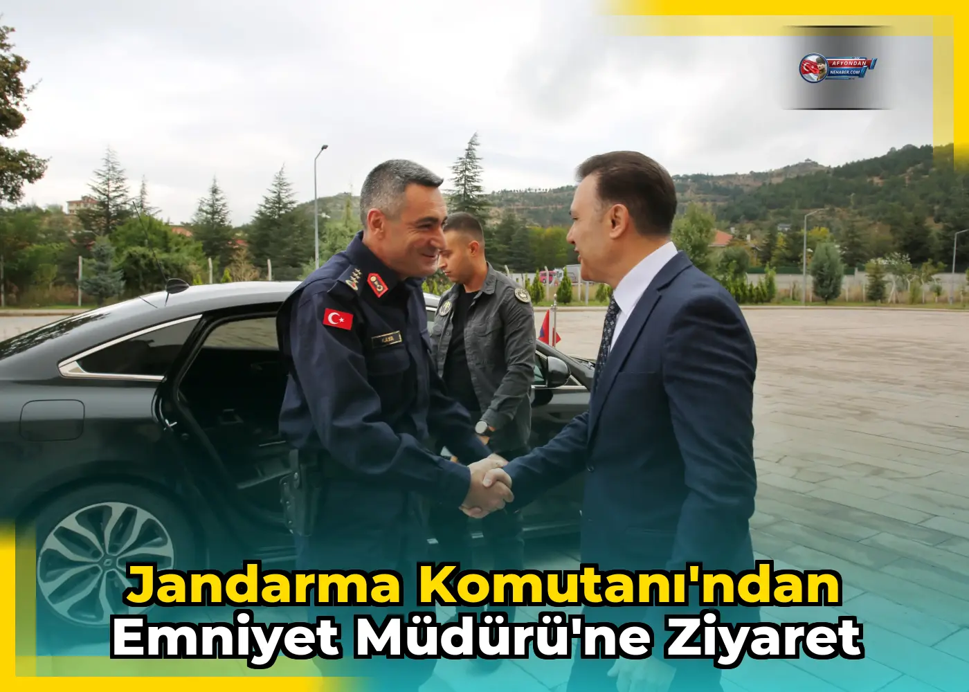 Jandarma Komutanı'ndan Emniyet Müdürü'ne Ziyaret