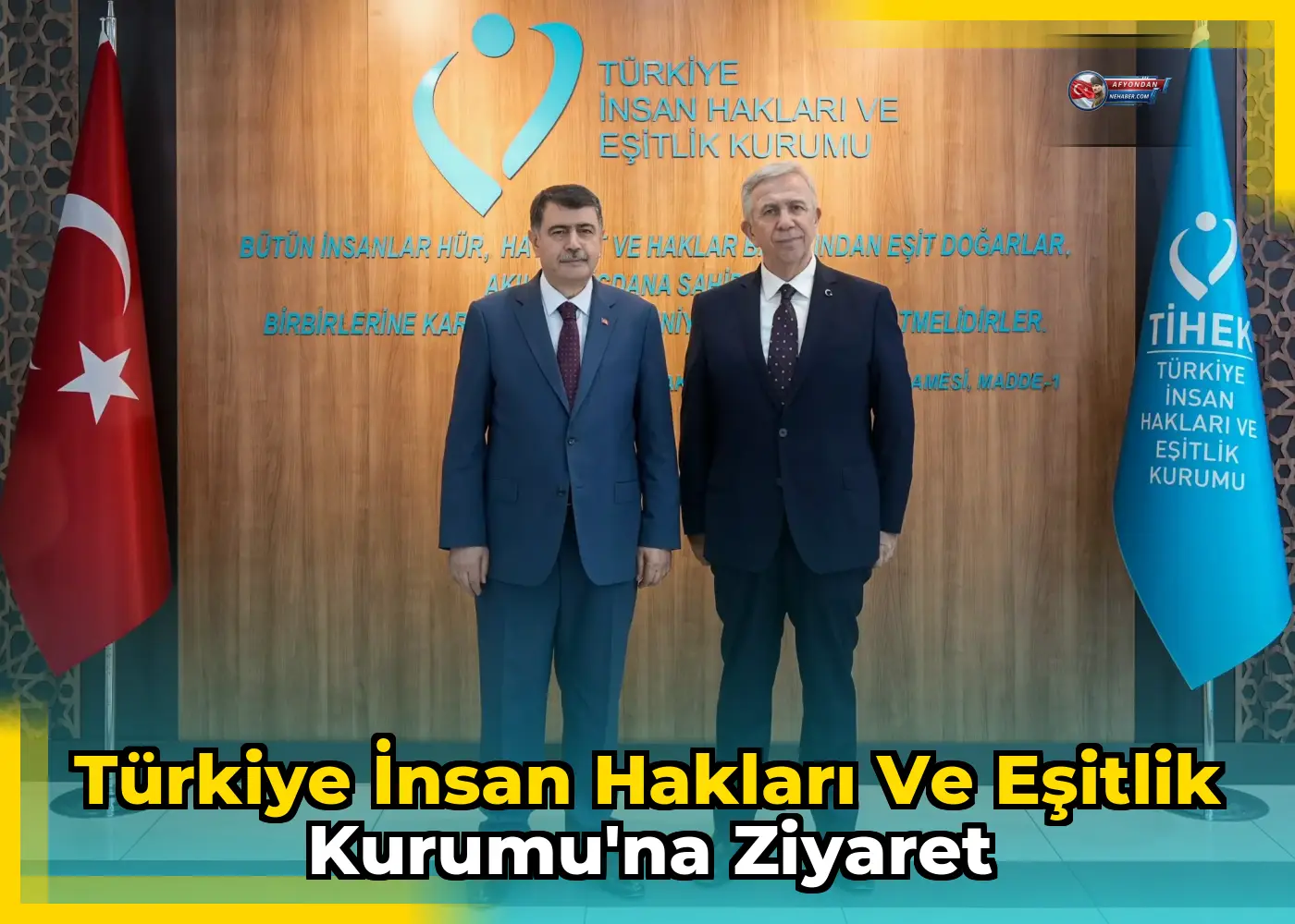 Türkiye İnsan Hakları ve Eşitlik Kurumu'na ziyaret