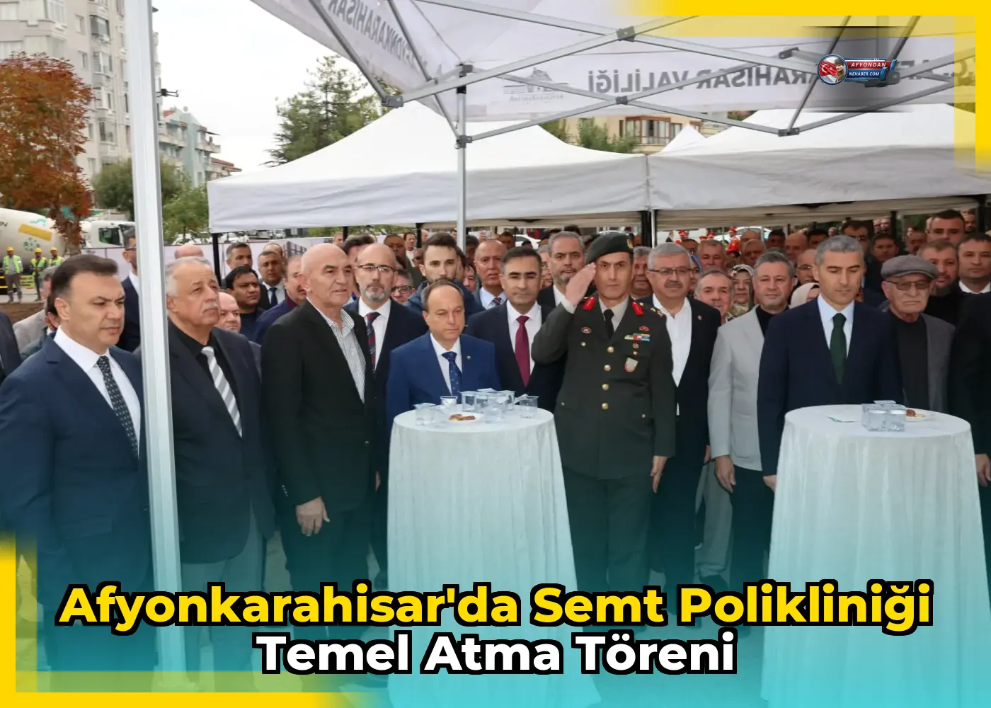 Afyonkarahisar'da Semt Polikliniği Temel Atma Töreni