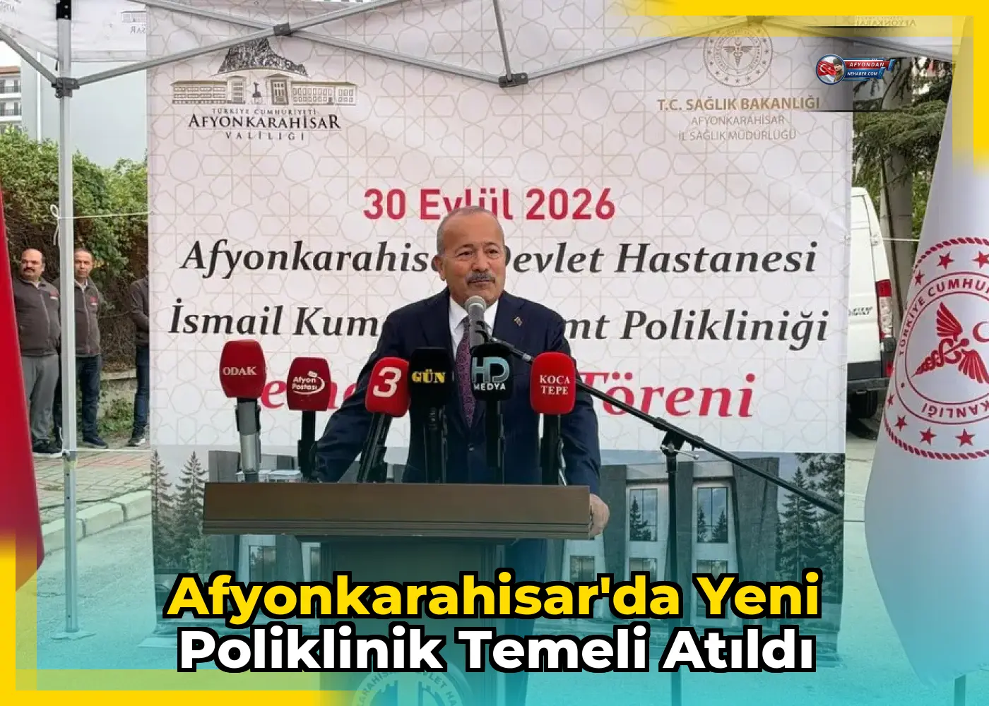 Afyonkarahisar'da Yeni Poliklinik Temeli Atıldı