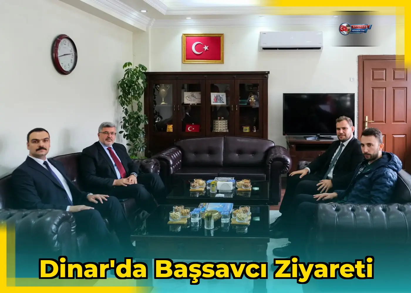 Dinar'da Başsavcı Ziyareti