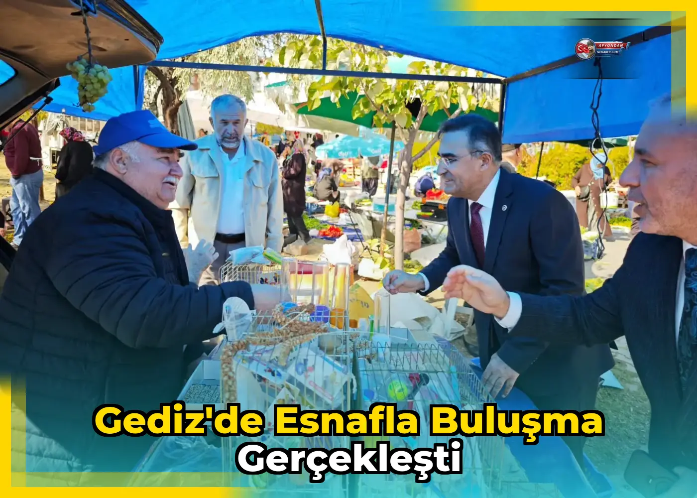 Gediz'de Esnafla Buluşma Gerçekleşti