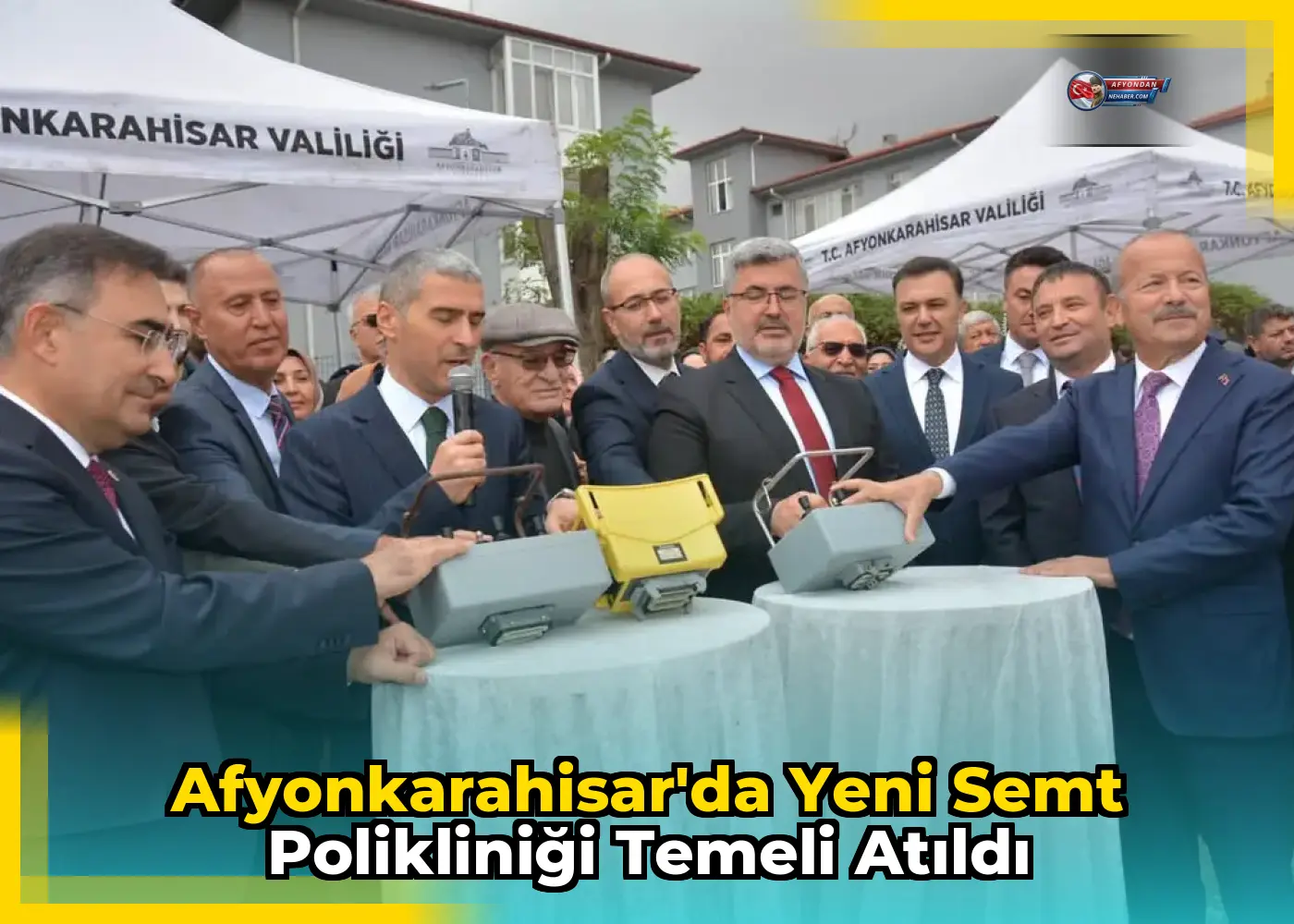 Afyonkarahisar'da Yeni Semt Polikliniği Temeli Atıldı