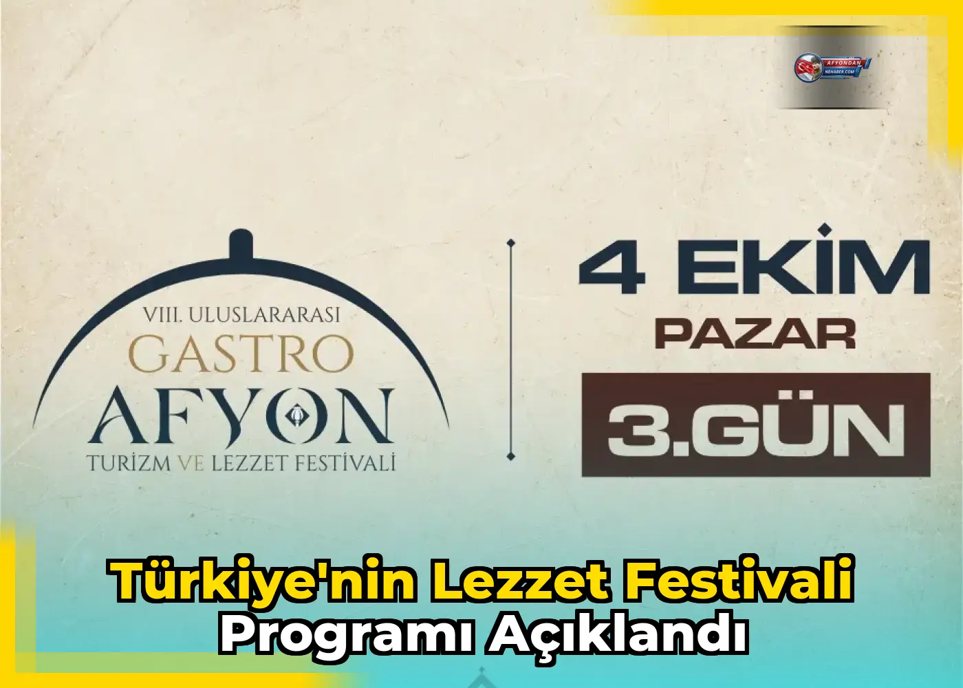 Türkiye'nin Lezzet Festivali Programı Açıklandı