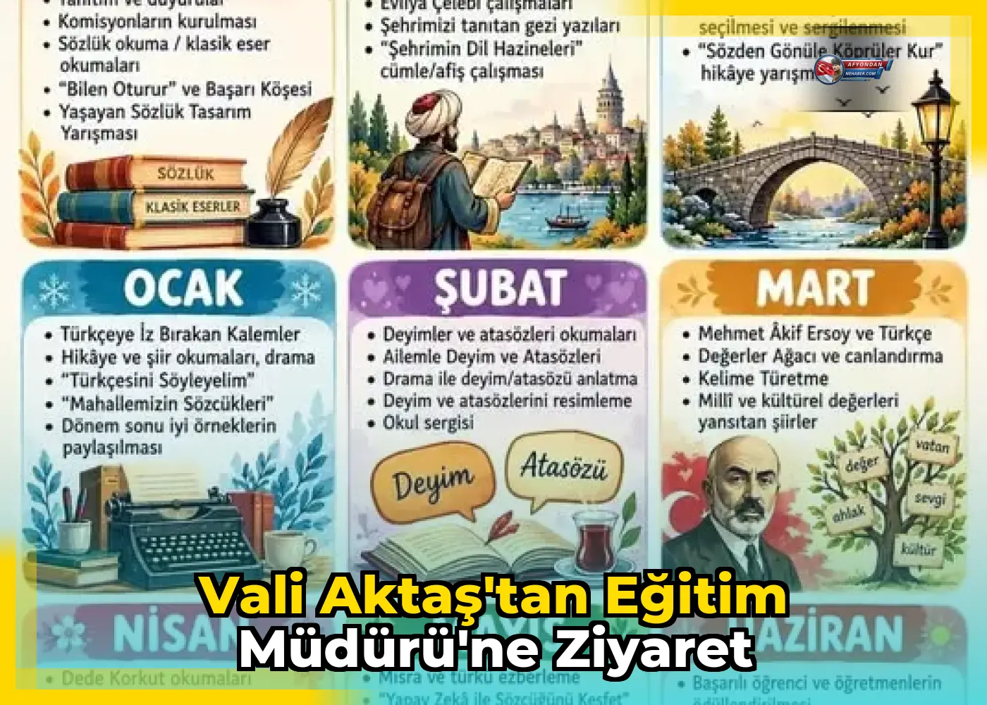 Vali Aktaş'tan Eğitim Müdürü'ne Ziyaret