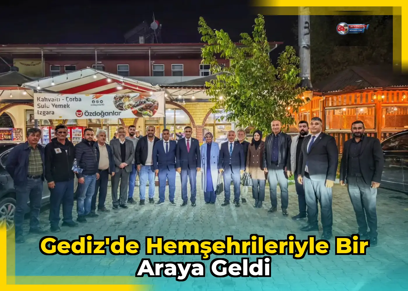 Gediz'de Hemşehrileriyle Bir Araya Geldi