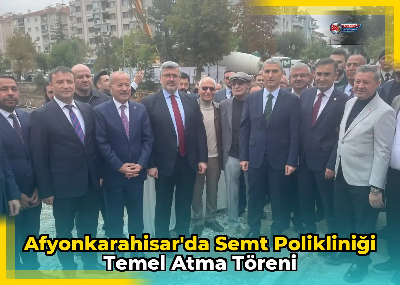 Afyonkarahisar'da Semt Polikliniği Temel Atma Töreni