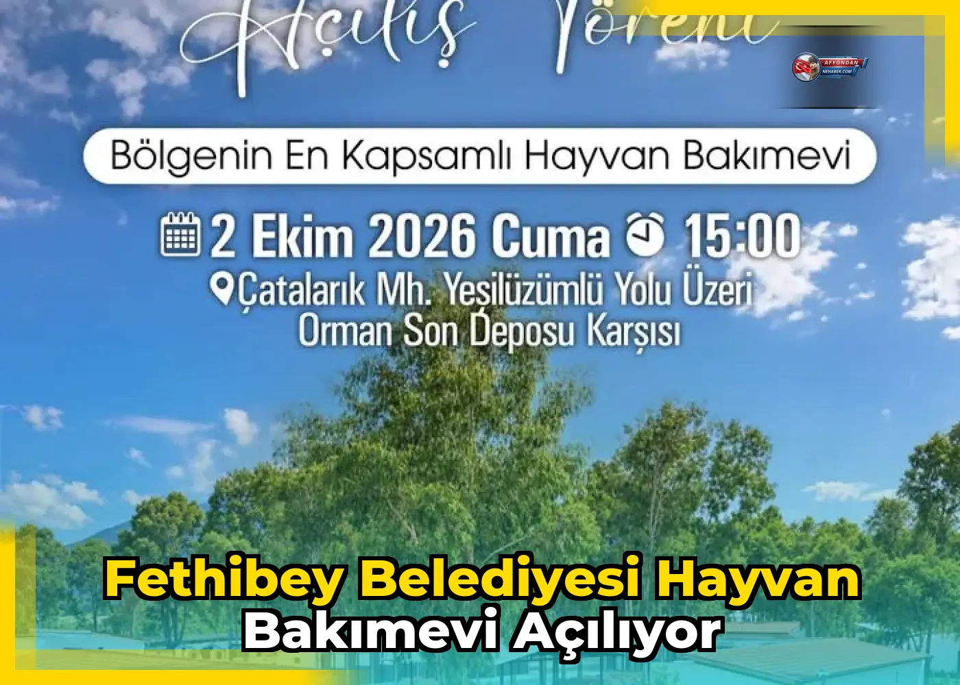 Fethibey Belediyesi Hayvan Bakımevi Açılıyor