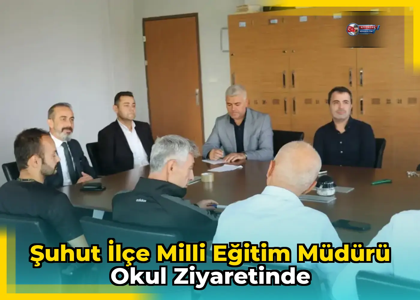 Şuhut İlçe Milli Eğitim Müdürü okul ziyaretinde