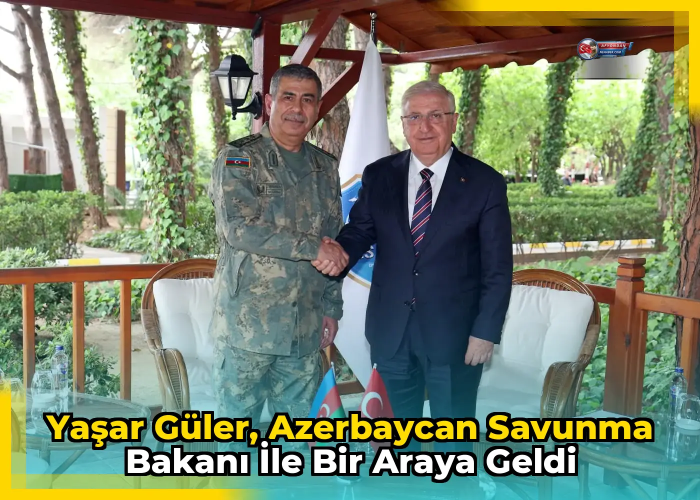 Yaşar Güler, Azerbaycan Savunma Bakanı ile bir araya geldi