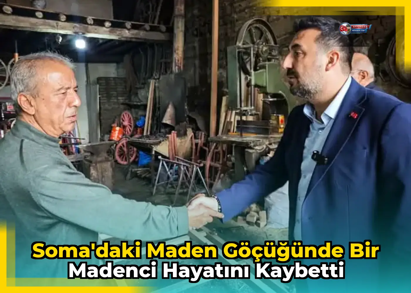 Soma'daki maden göçüğünde bir madenci hayatını kaybetti